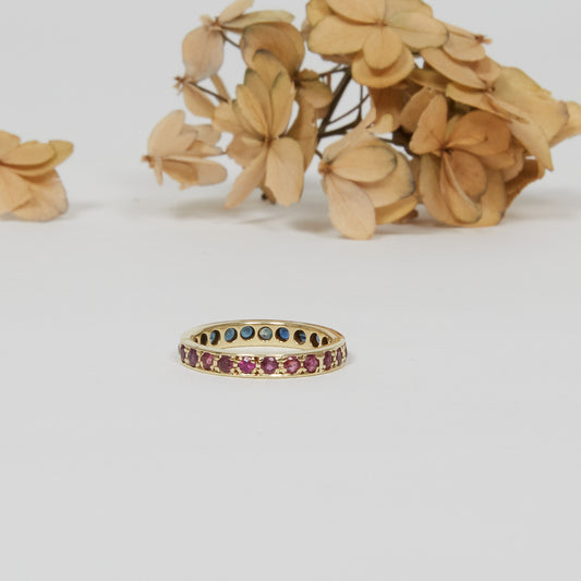 OH ROBIN. 14K - Saphir - Rubin