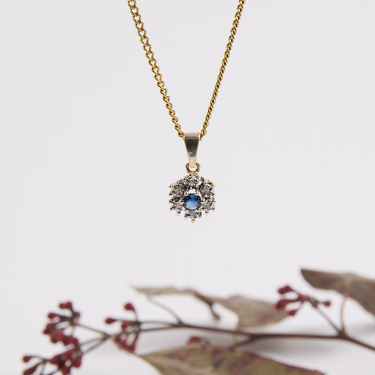 OH LILITH. - 14K - Saphir - Diamant