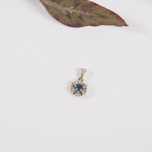 OH LILITH. - 14K - Saphir - Diamant