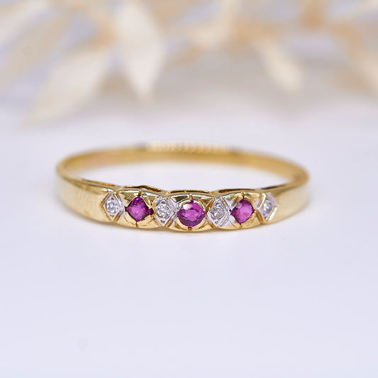 OH FREDERIKE - 14K - Rubin - Diamant