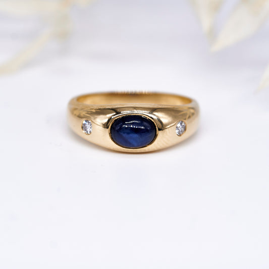 OH MILA. 14K - Saphir - Diamant