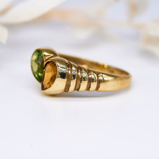 OH ALENA. 14K - Citrin - Peridot