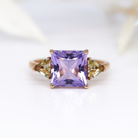 OH FLORENTINE. 18K - Amethyst- Lemonquarz