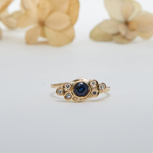 OH FANNY. 14K - Saphir - Diamant