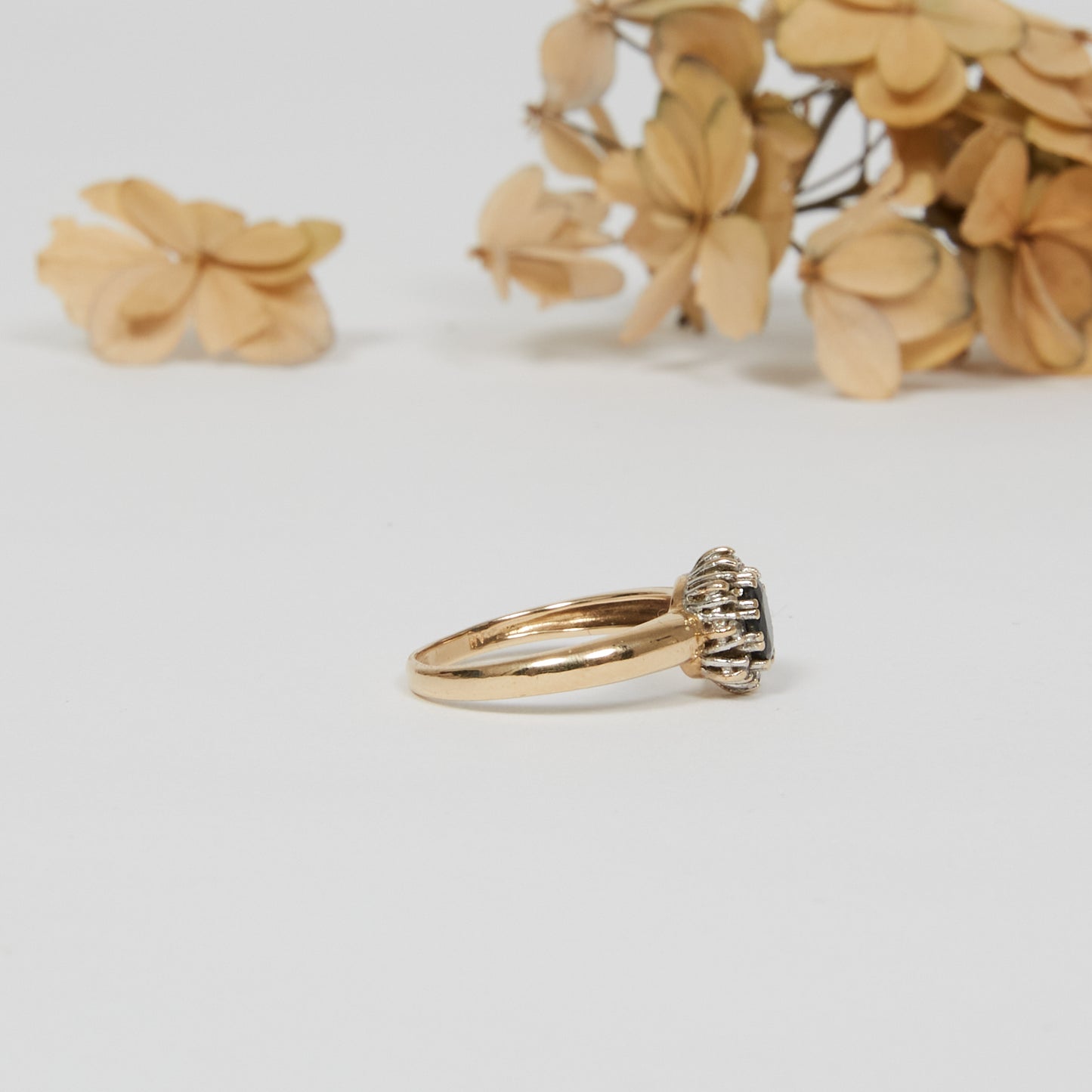 OH LUISE. 14K - Saphir - Diamant