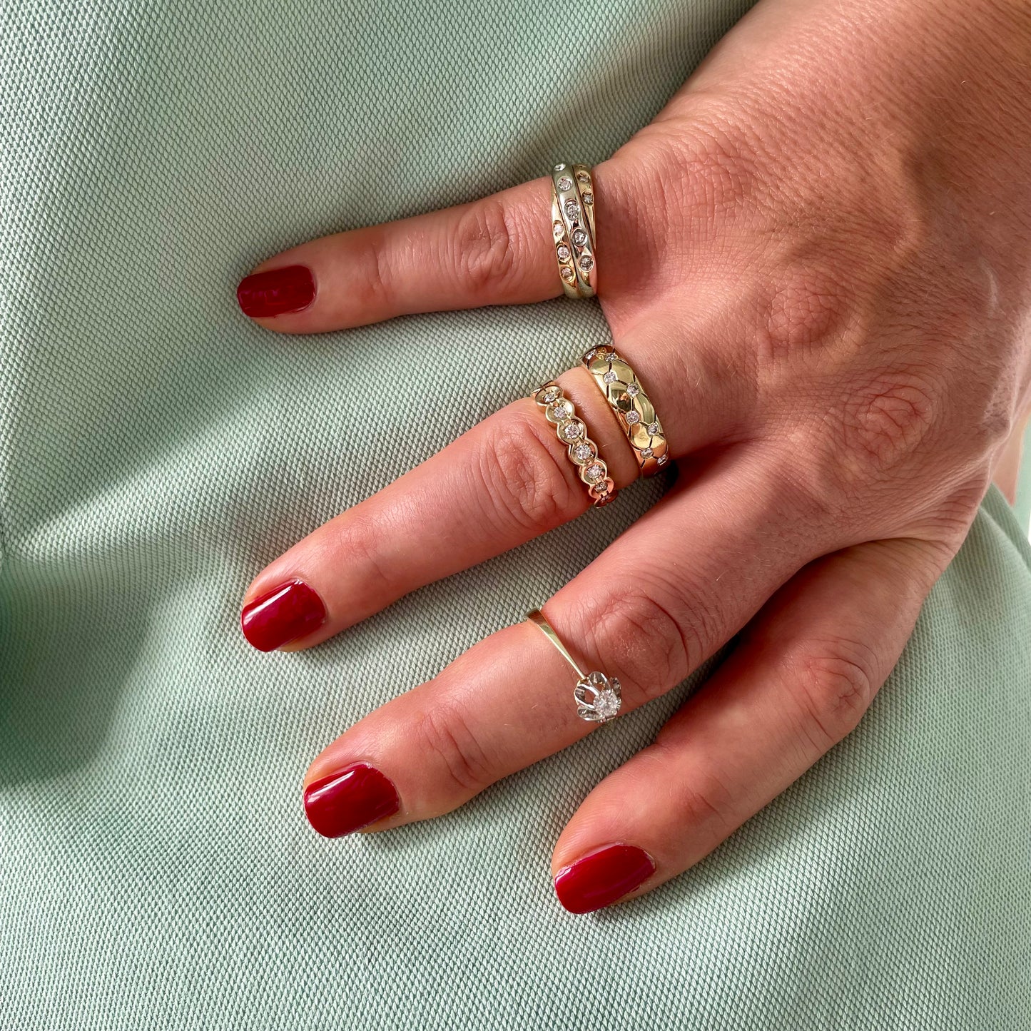 OH SINAH. 14K - Diamant