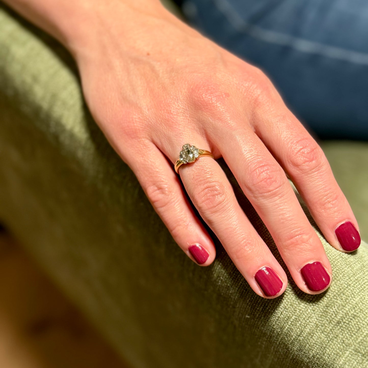 OH ELAINE. 14K - Diamant