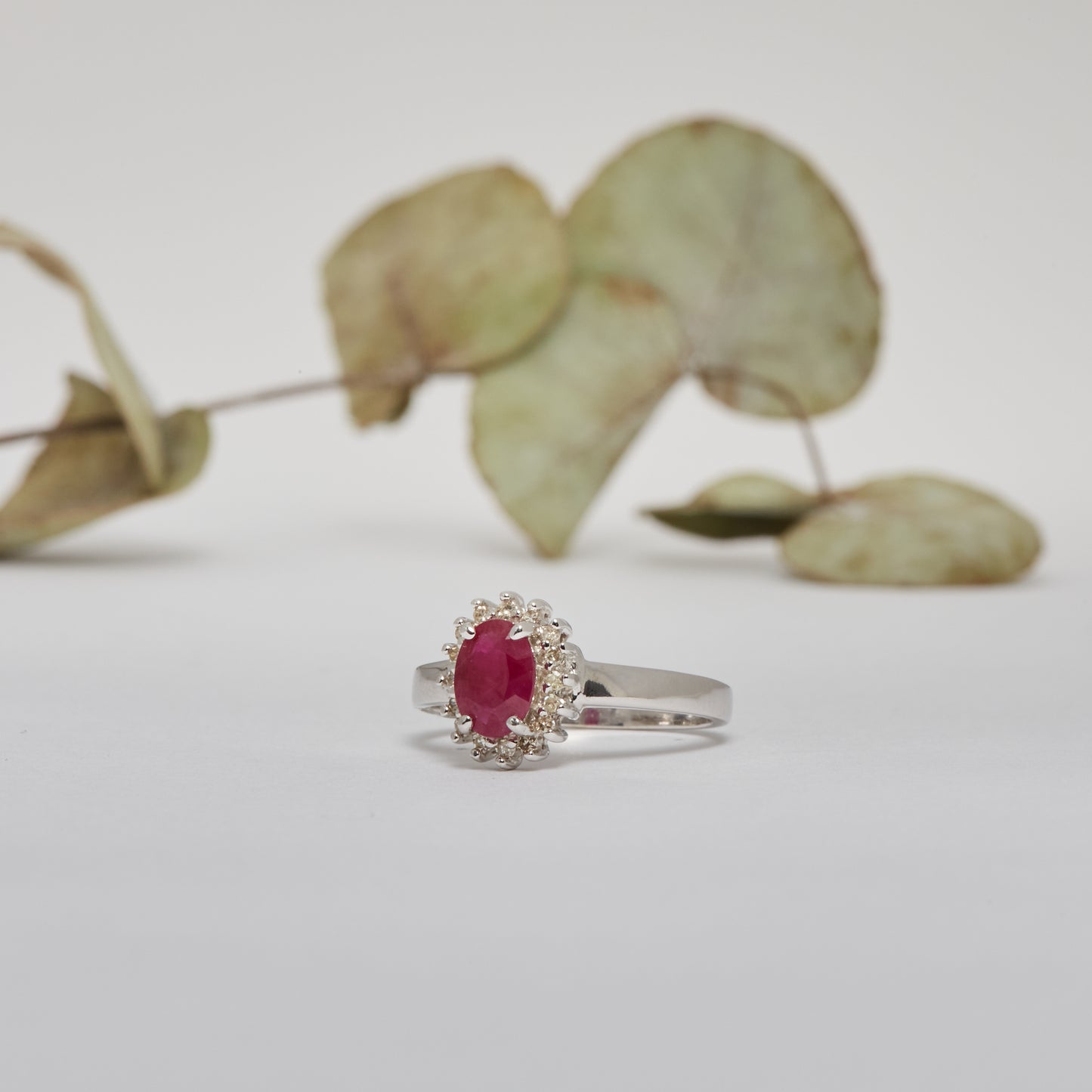 OH VIVIANE. 14K - Rubin - Diamant