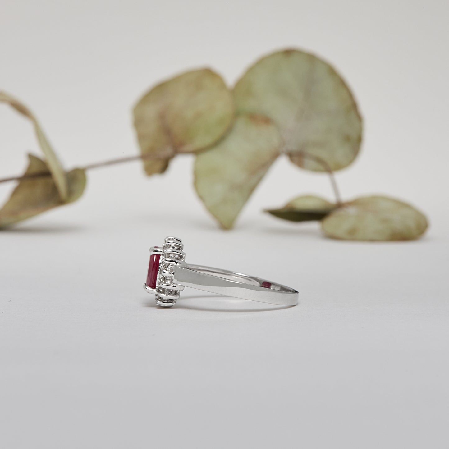 OH VIVIANE. 14K - Rubin - Diamant