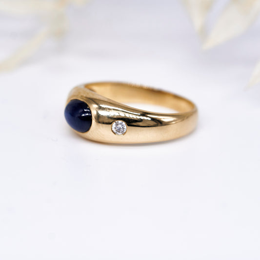 OH MILA. 14K - Saphir - Diamant