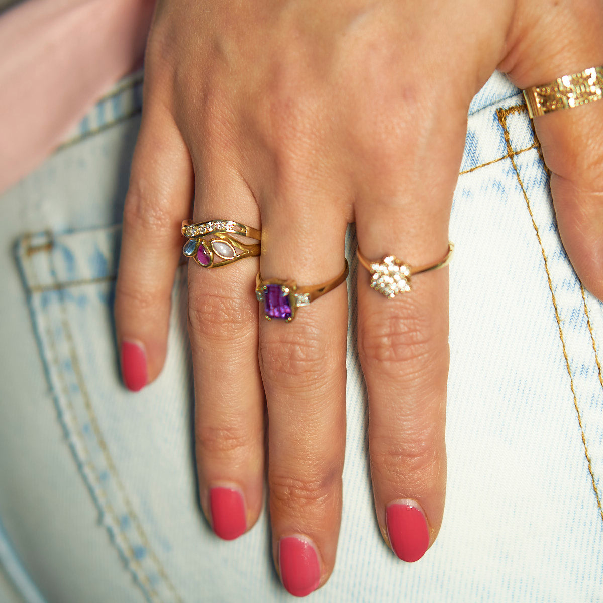 OH LILLI. 18K - Amethyst - Topas