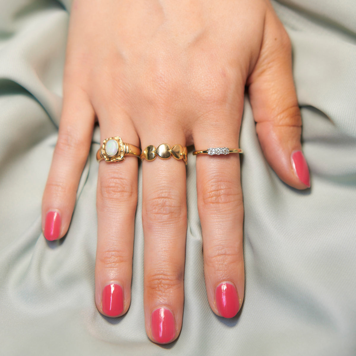 OH LUNA. 14K - Opal