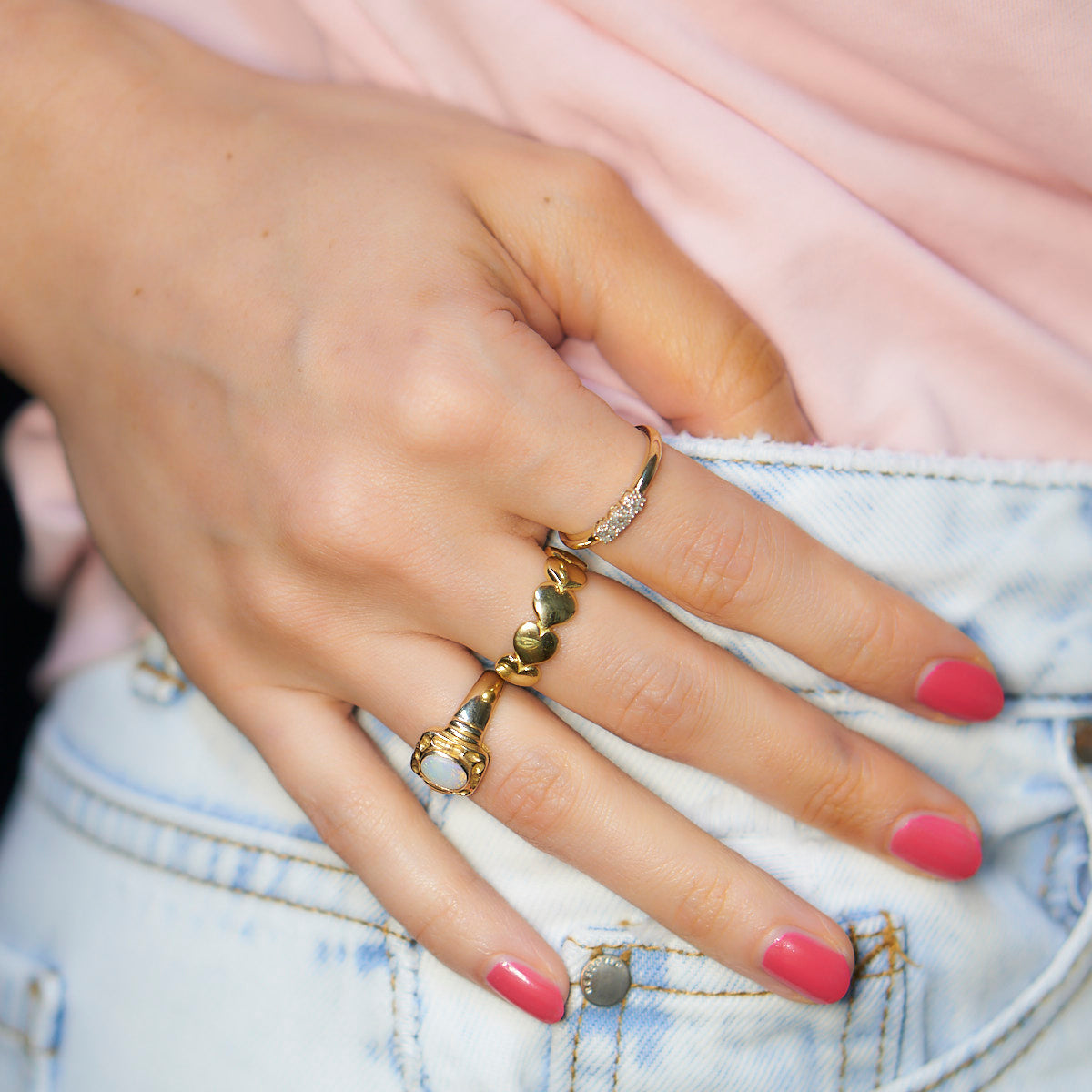 OH MIA. 18K - Gelbgold