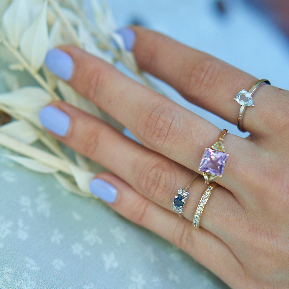 OH MARLENE. 14K - Aquamarin