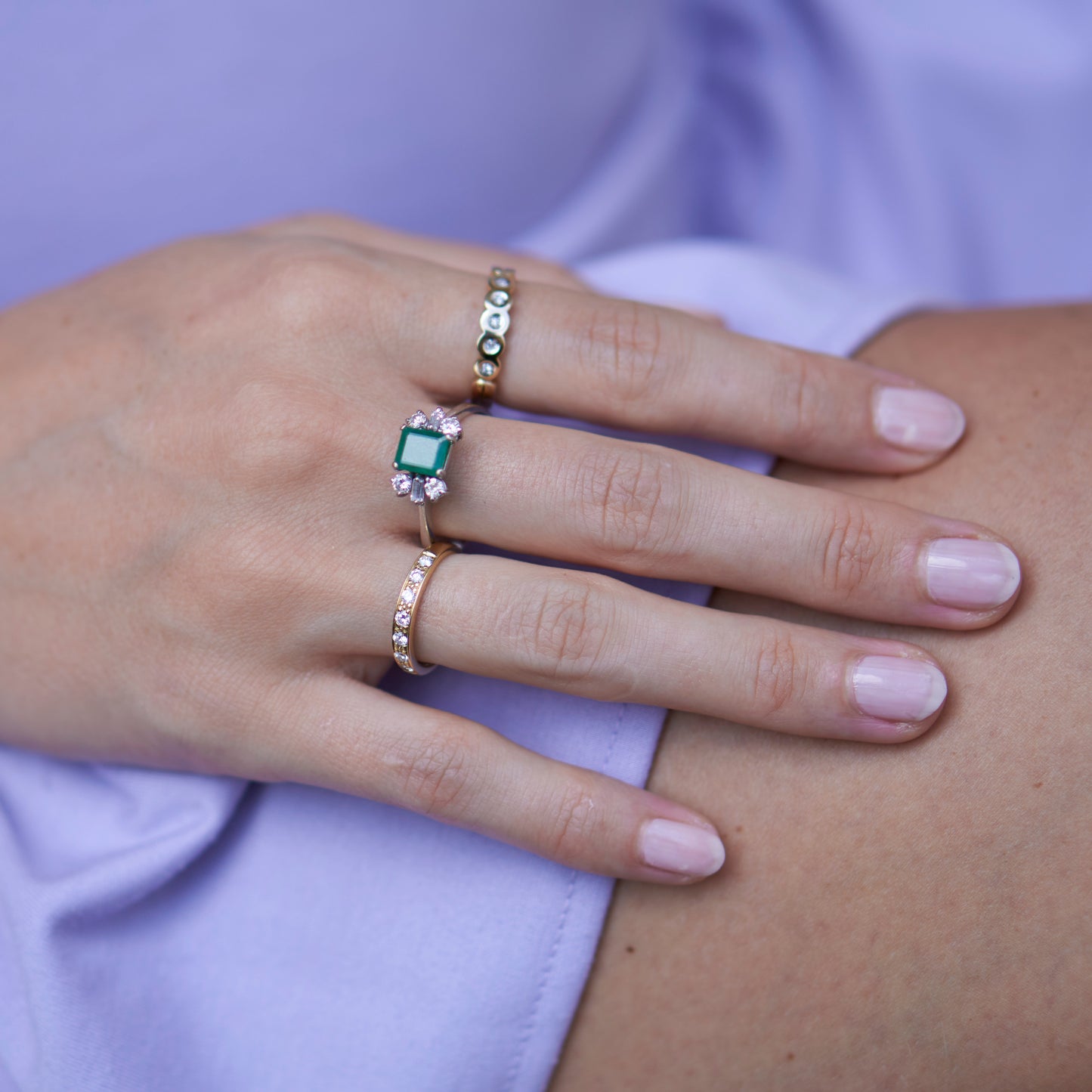 OH LEANDRA - 18K - Diamant