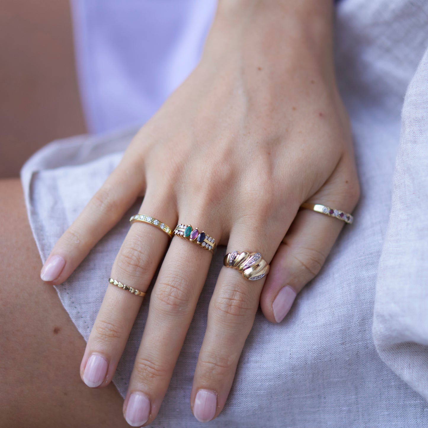 OH AURELIE - 14K - Diamant