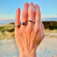 OH EUGENIE. 14K - Saphir - Diamant