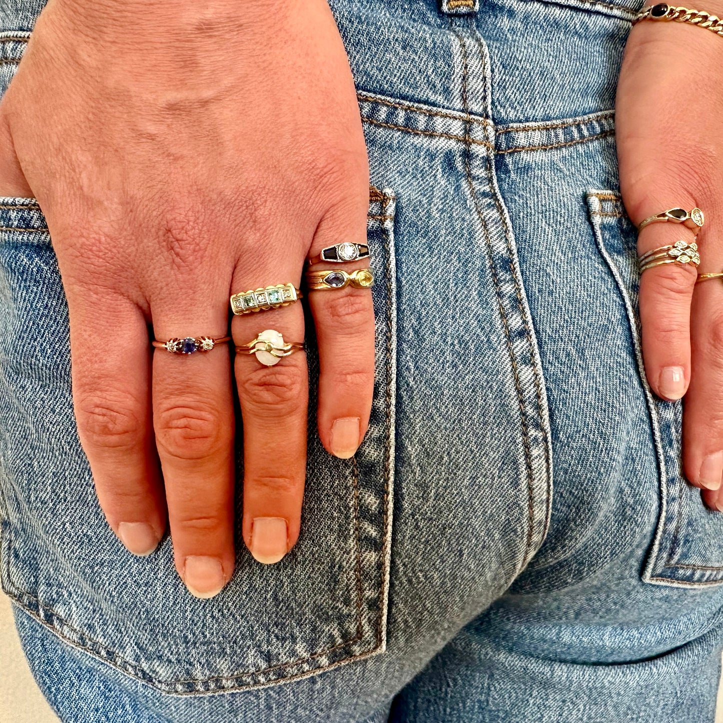OH NAOMI. 14K - Saphir - Citrin