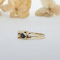 OH EUGENIE. 14K - Saphir - Diamant